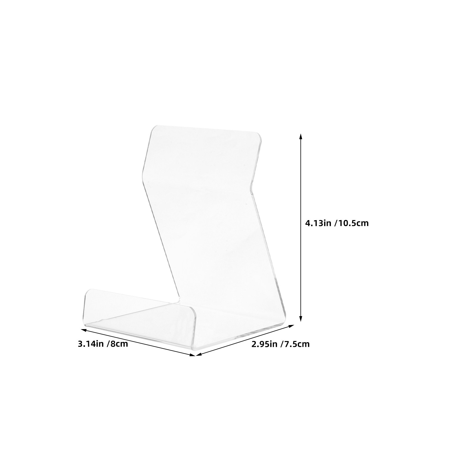 6 Pcs Acrylic Book Display Rac - Clear Acrylic Book Stand Holder 评论和价格