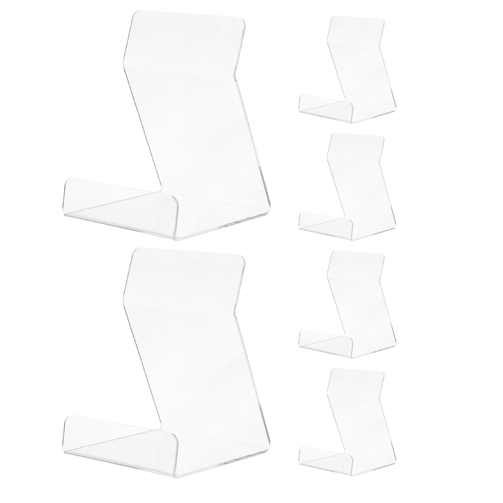 6 Pcs Acrylic Book Display Rac - Clear Acrylic Book Stand Holder 评论和价格