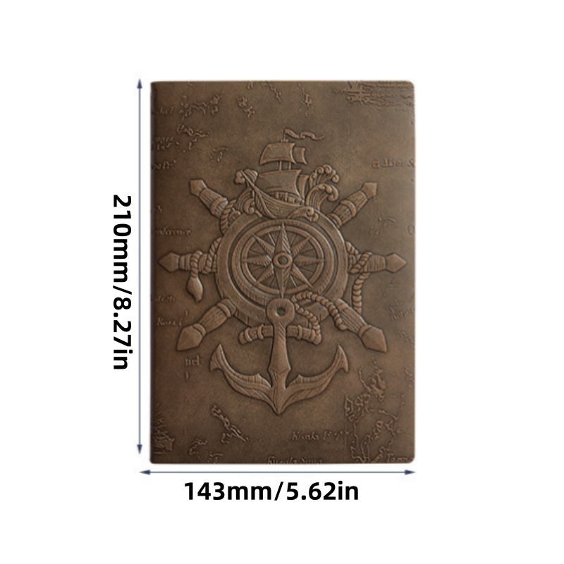 A5 Retro Notebook Thick Inner  - Vintage Leather Journal Notebook 评论和价格