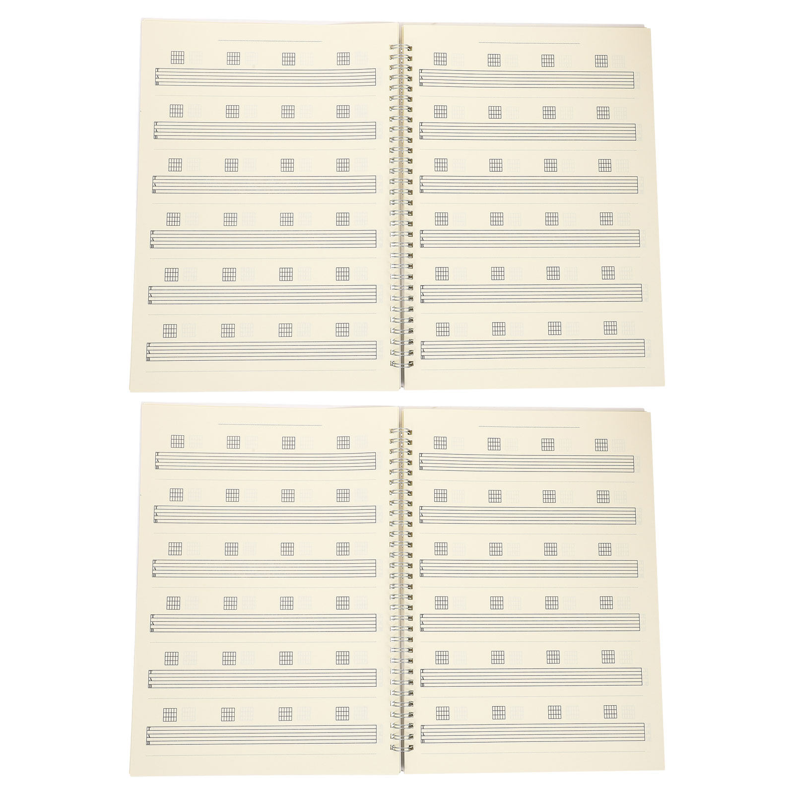 2Pcs Guitar Tab Manuscript Not - Blank Sheet Music Notebook 评论和价格