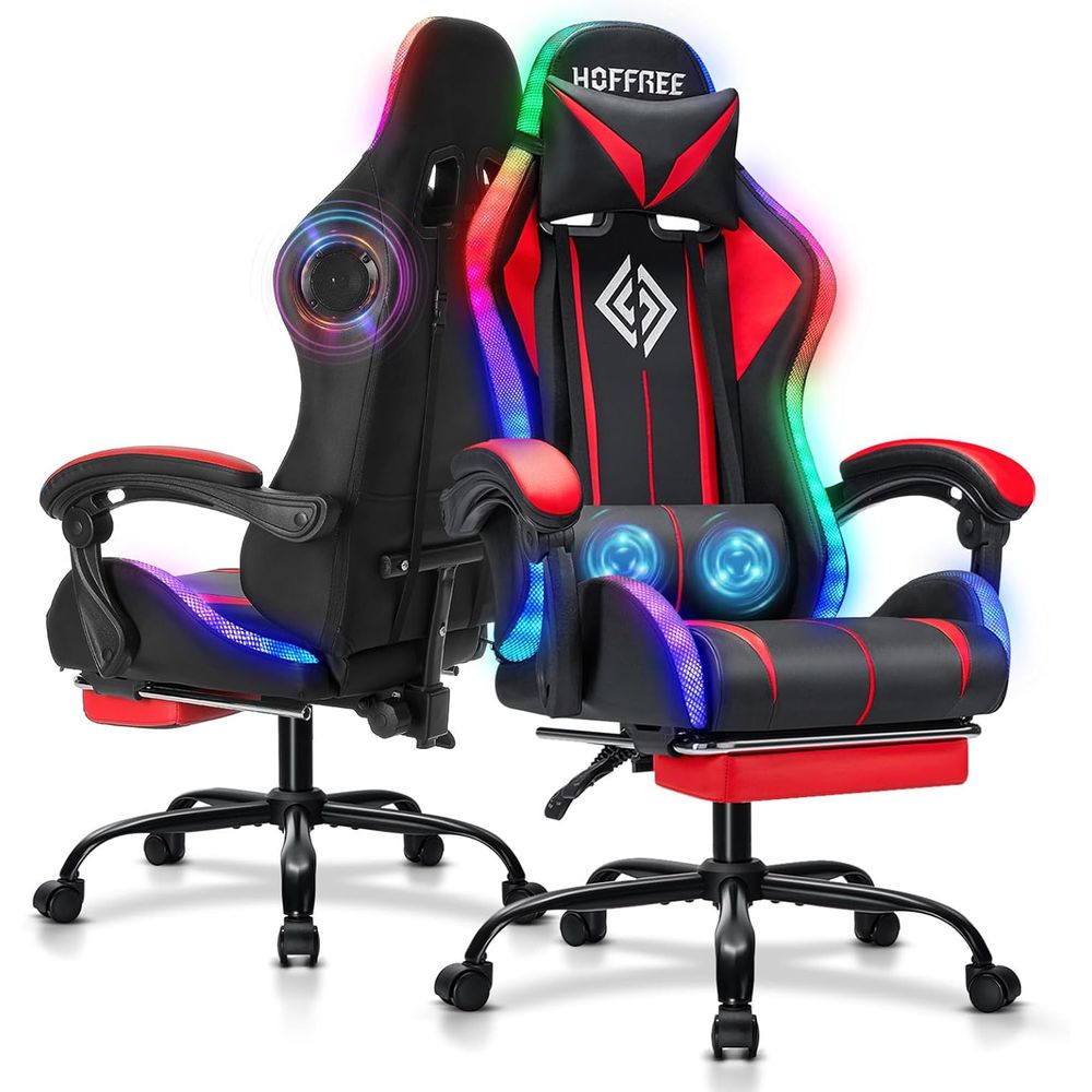 RGB Gaming Chair with Bluetoot - Music 评论和价格