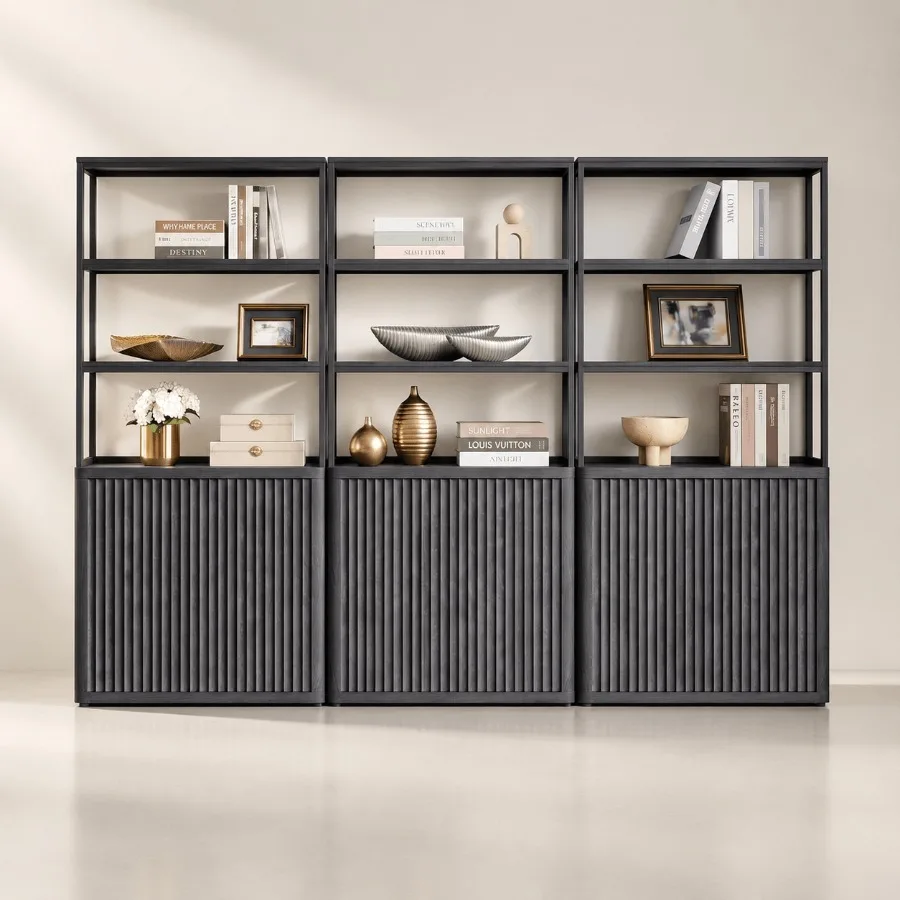 71 Tall Book Shelf with Doors, - Books 评论和价格